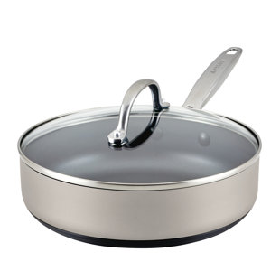 Anolon X Hybrid 3.5qt Nonstick Induction Saute Pan With Lid Super