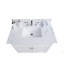 Dessus de meuble-lavabo en pierre Carrara