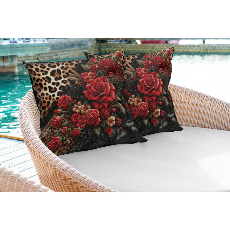 Ensemble de 2 housses de coussin Ambesonne, H 16 po x l 36 po, Rectangle