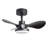 24 in. Indoor Ceiling Fan with Dimmable LED Light and Remote Control for Bedroom,Living Room-131406494-131406495