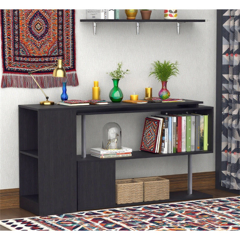 Poste de travail rotatif d'angle pour ordinateur de bureau Modernhome (sans la chaise)