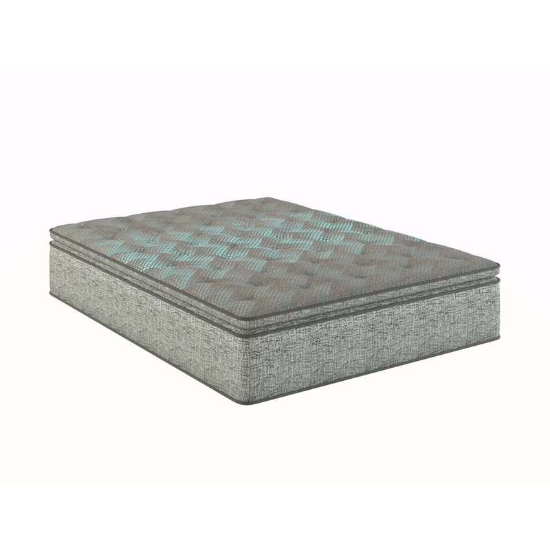 Restonic Comfort Care Euro Top Hybrid Mattress, Individual Pocketed Coil Mattress , Plush Comfort,, Twin, 14.1"
