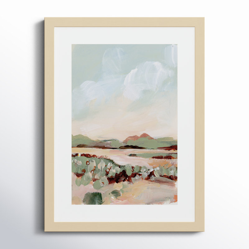 «Chamois Autumn Meadow», impression encadrée sur papier par Katrina Pete, H 17 po x l 13 po x P 1 po, Brun