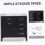 Meuble-lavabo 36 po sans lavabo, base d'armoire seulement, armoire de salle de bain-113463750