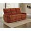 Canapé inclinable orange brûlé Trask-106136851