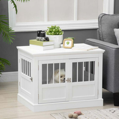 Table de bout pour chien avec triple porte