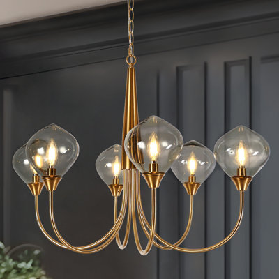 Lustre à 6 lumières Jenavicia