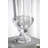 15” Clear Glass Pedestal Vase with Ornate Design, Crystal-Inspired Home Accent for Mantel, Tabletop, or Centerpiece Display-156567831