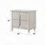 Ensemble de meubles de chambre à coucher en bois de luxe à 2 tiroirs Pearl