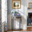 Ashby Demilune Console Table with Storage-558365449