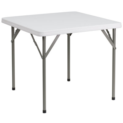 Bi-Fold Plastic Banquet and Event Folding Table with Carrying Handle