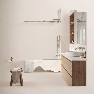 Elan E-Class 56-60" W x 66" H Sliding Frameless Tub Door with 3/8" Clear Glass