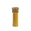 Alesea Handmade Ceramic Yellow Table Vase for Living Room Decoration, Modern Vase with Chunky Gold Design-572702881
