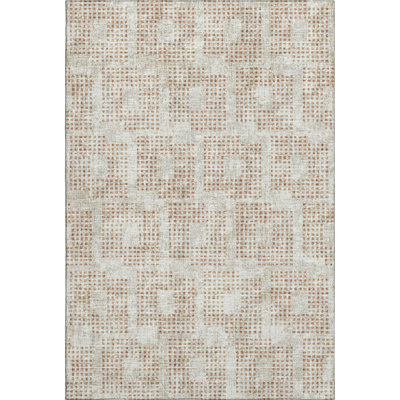 Premium Machine Washable Mayfield AMF33 Geometric Rug