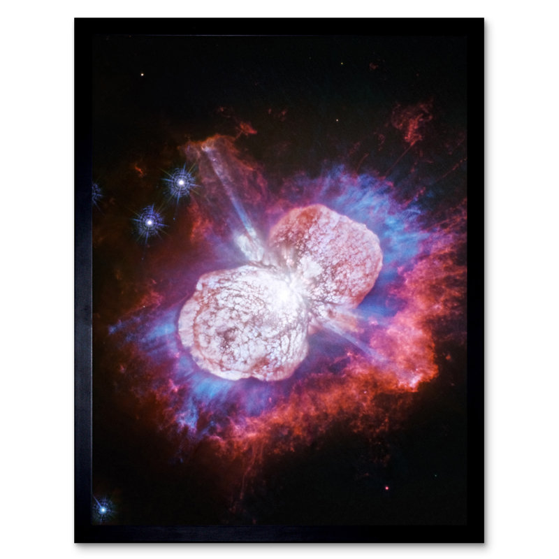 Hubble Space Telescope Eta Carinae Petulant Star Bubbles - Single Picture Frame Print