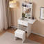Table de coiffeuse avec miroir lumineux