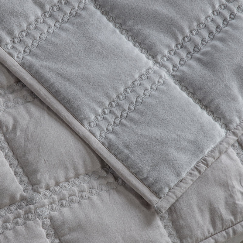 Nederland 100% cotton Bedspread, Grey