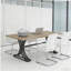 Poste de travail spacieux, bureau d'ordinateur classique, bureau de direction luxueux
