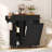 Kitchen Island, Kitchen Trash Cabinet, Kitchen Cart With Trash Can Cabinet, Wooden Tilted Trash Cabinet