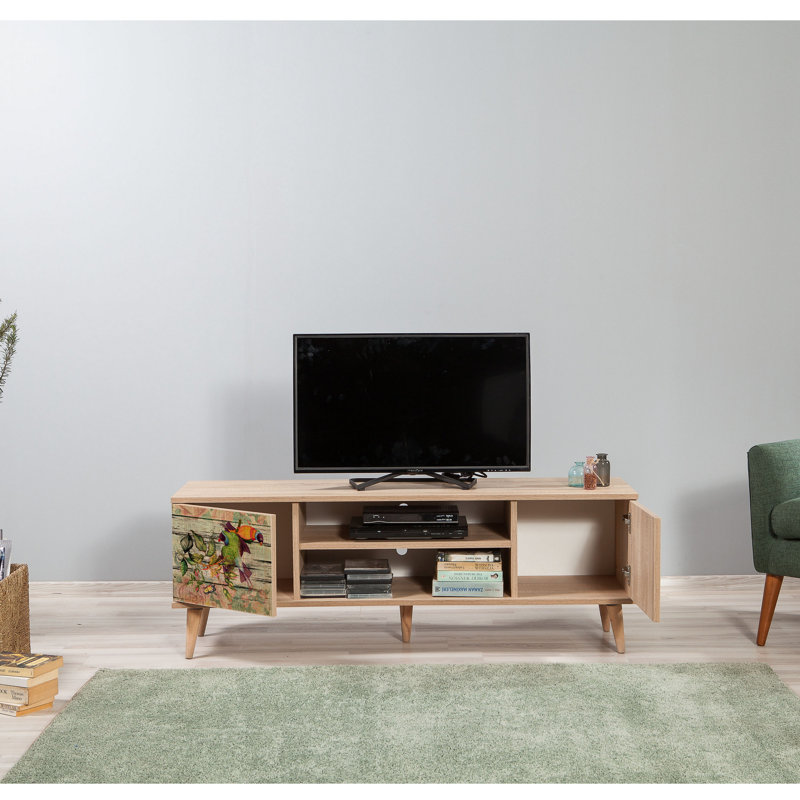Abarca Unfinished TV Stand for TVs up to 55"