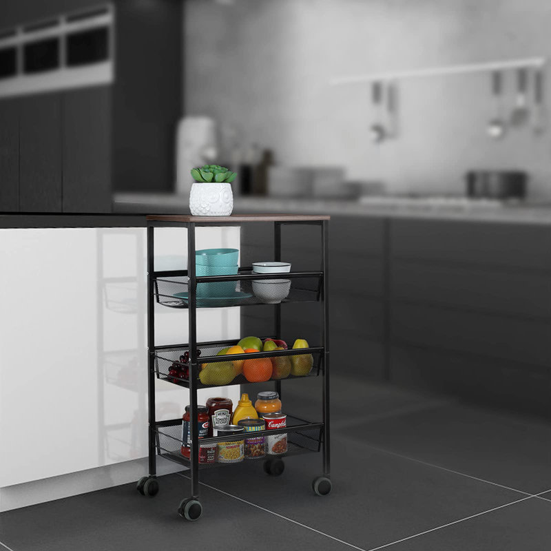 Jorid 17.3 " W Kitchen Cart