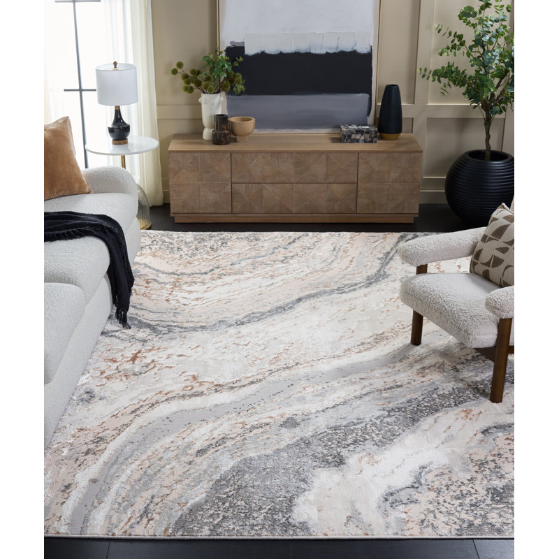 Kayliann Performance Abstract Rug, Rectangle 7' x 10'