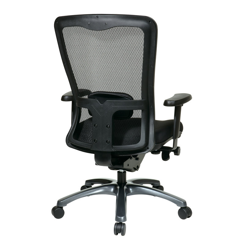Chaise de bureau à haut dossier ProGrid, Tissu