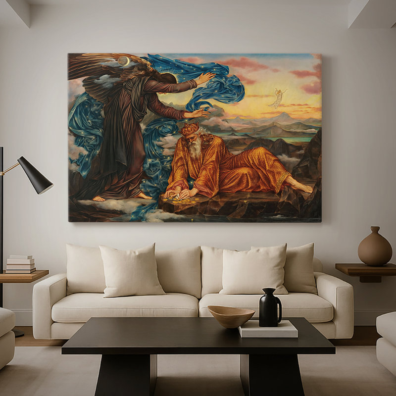 Terre - Evelyn De Morgan - Toile tendue avec châssis - 1897, 40 po x 60 po