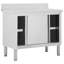 Biram Metal Kitchen Island