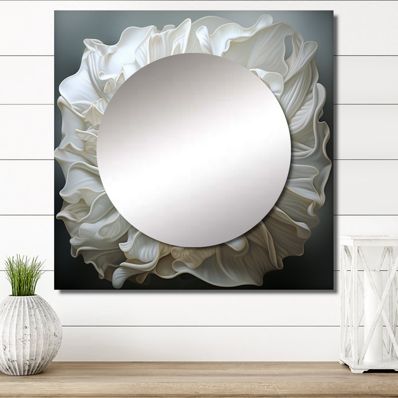 Misasi - Square Mirror Wall Decor For Bedroom, 23" x 23"
