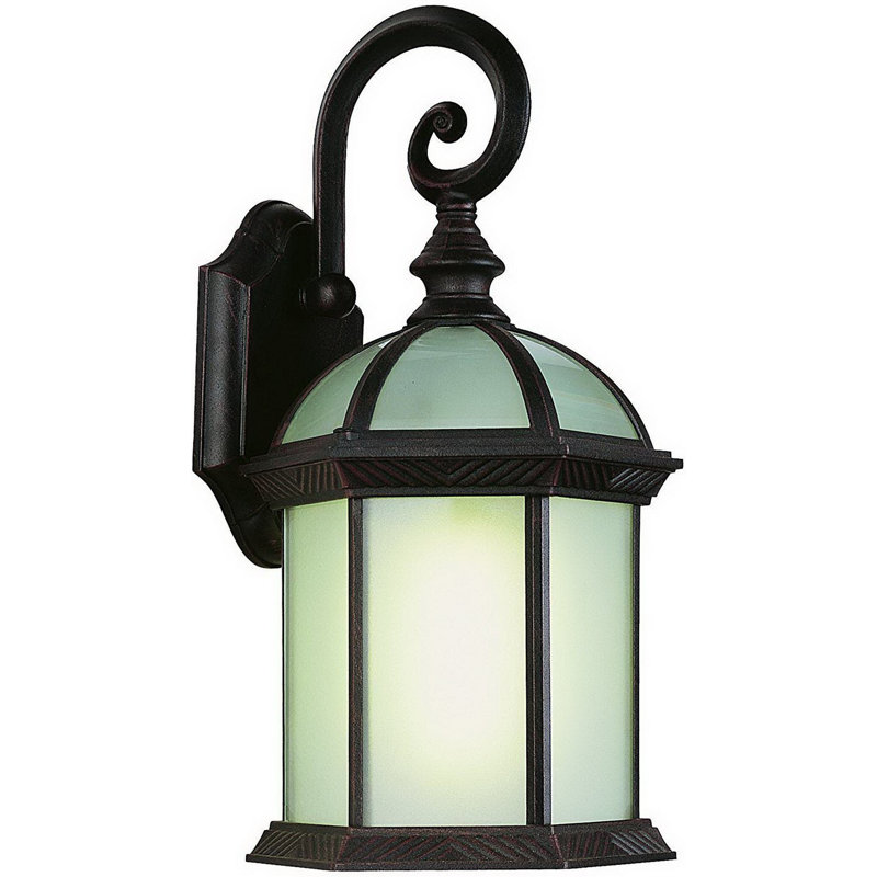 Lanterne murale d'extérieur Summey H 16 ", Noir