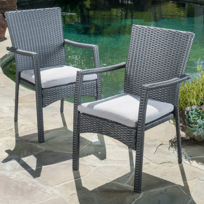CORSICA KD DINING CHAIR, Durable And Comfortable Outdoor Seating With Removable Water-Resistant Cushions For Elegant Patio Dining