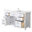Beckett 60" Freestanding Single Bathroom Vanity with Quartz Top-1973926514-1973926513-1973926512