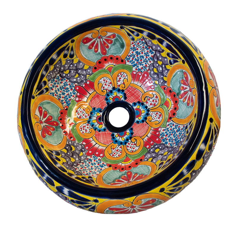 Handmade Talavera Bathroom Sink