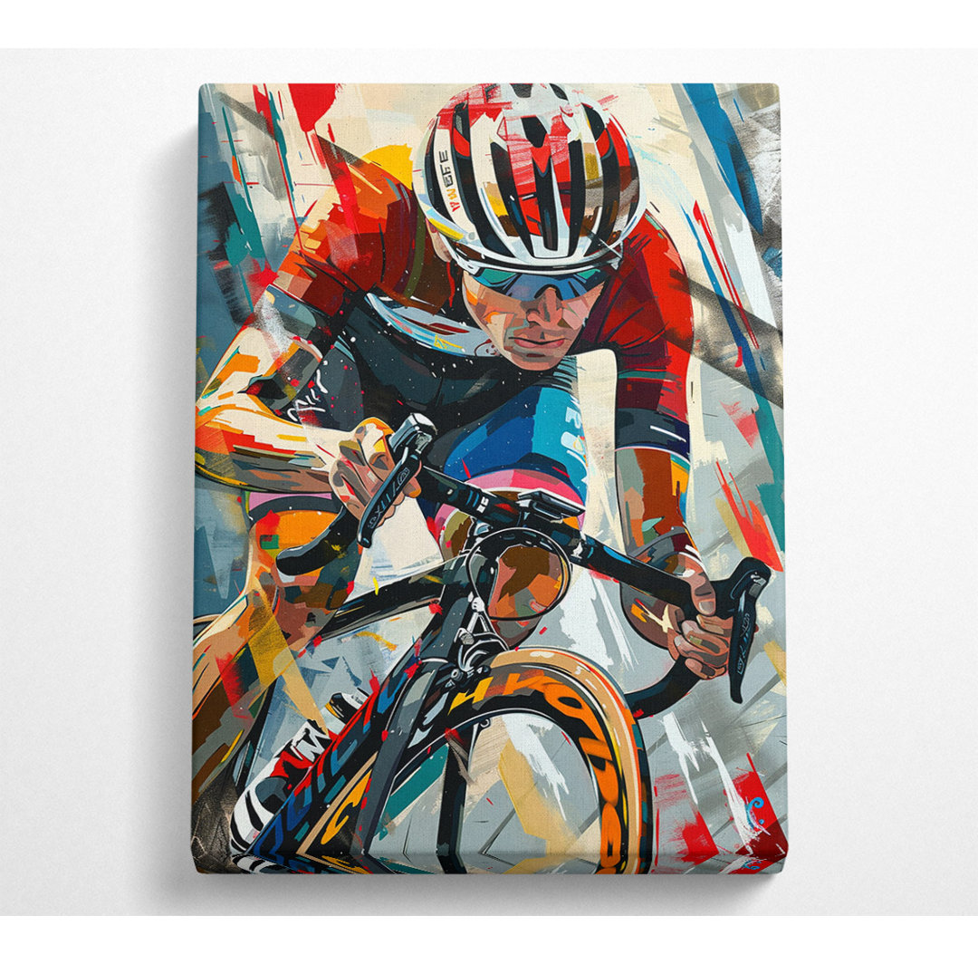 Cycling For Britain - Kunstdrucke auf Leinwand ohne Rahmen