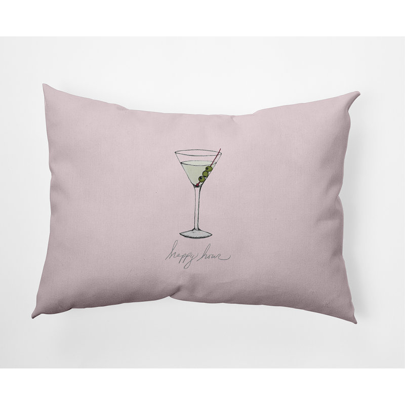 Housse de coussin Martini, Rose