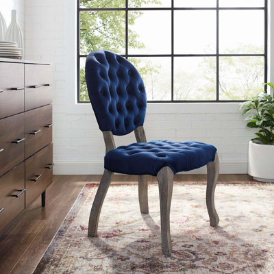 Chaise d'appoint en velours rétro The Barn Wild Hen par Modway
