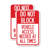 (2 Pack) Do Not Block Vehicle Access Needed at All Times 12" X 18" Aluminum Sign