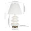 Lampe de table 26 po Danelea-716490530