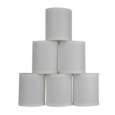 4'' H Linen Drum Candelabra Shade