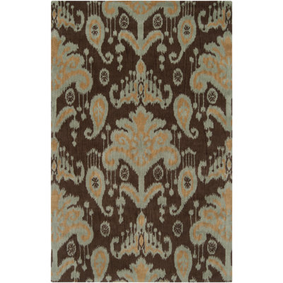 Chriseda Wool Ikat Indoor Rug