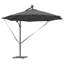 Umbrella with LED Strip Lights Polyester and Aluminium Outdoor Parasol-1633500814-1633500824