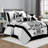 7-Piece Faux Silk Flocked Comforter Set-578989178-578989180