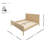 Maaris Queen/ King Bed Set-1454423694