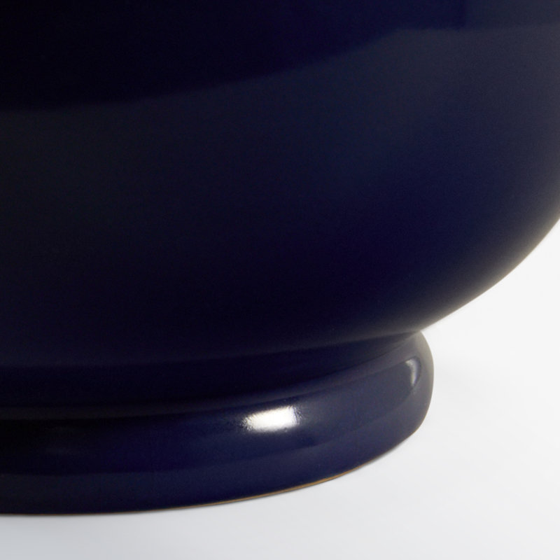 Lampe Momsen, H 13 po x l 8 po x P 8 po, Naturel, Navy