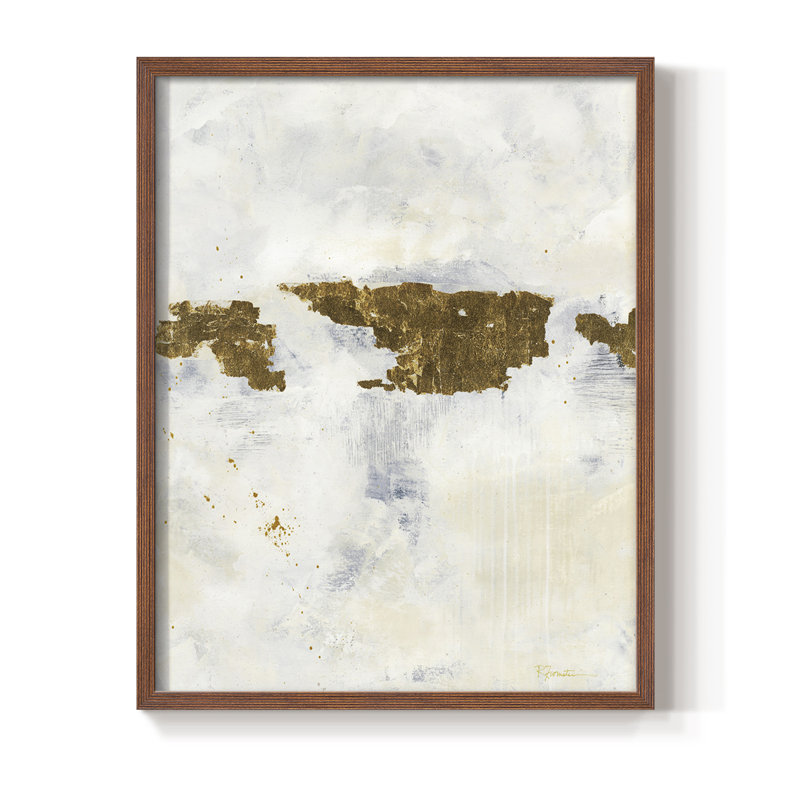 «Mixed messages II», reproduction encadrée - bois massif, Brun, H 28 po x l 22 po