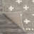 Kaleya Berber Geometric Shag Gray/Ivory Rug-1634517082