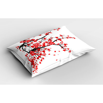 Spring Polyester Floral Sham Set