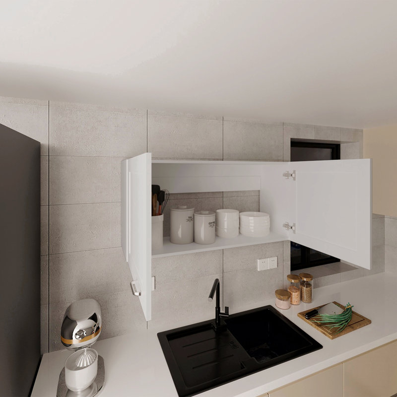 Wall Cabinet, 2 Doors, White