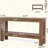 62.99" Farmhouse  2-Tier Brown Narrow Wood Console Table With Storage For Entryway Sofa Table, Entrance, Living Room